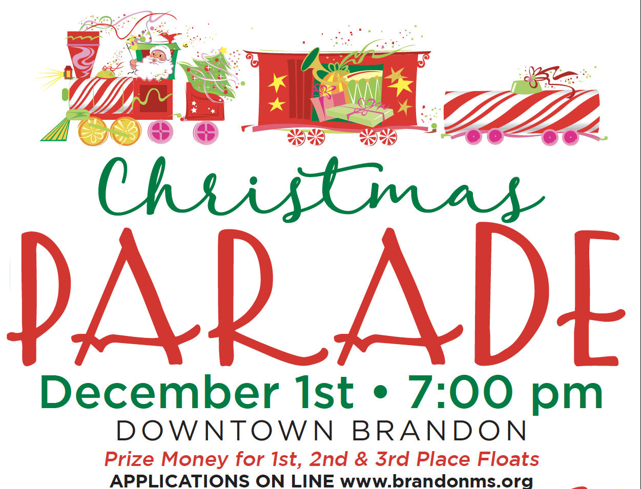 Brandon Christmas Parade 2017 - City of Brandon, Mississippi