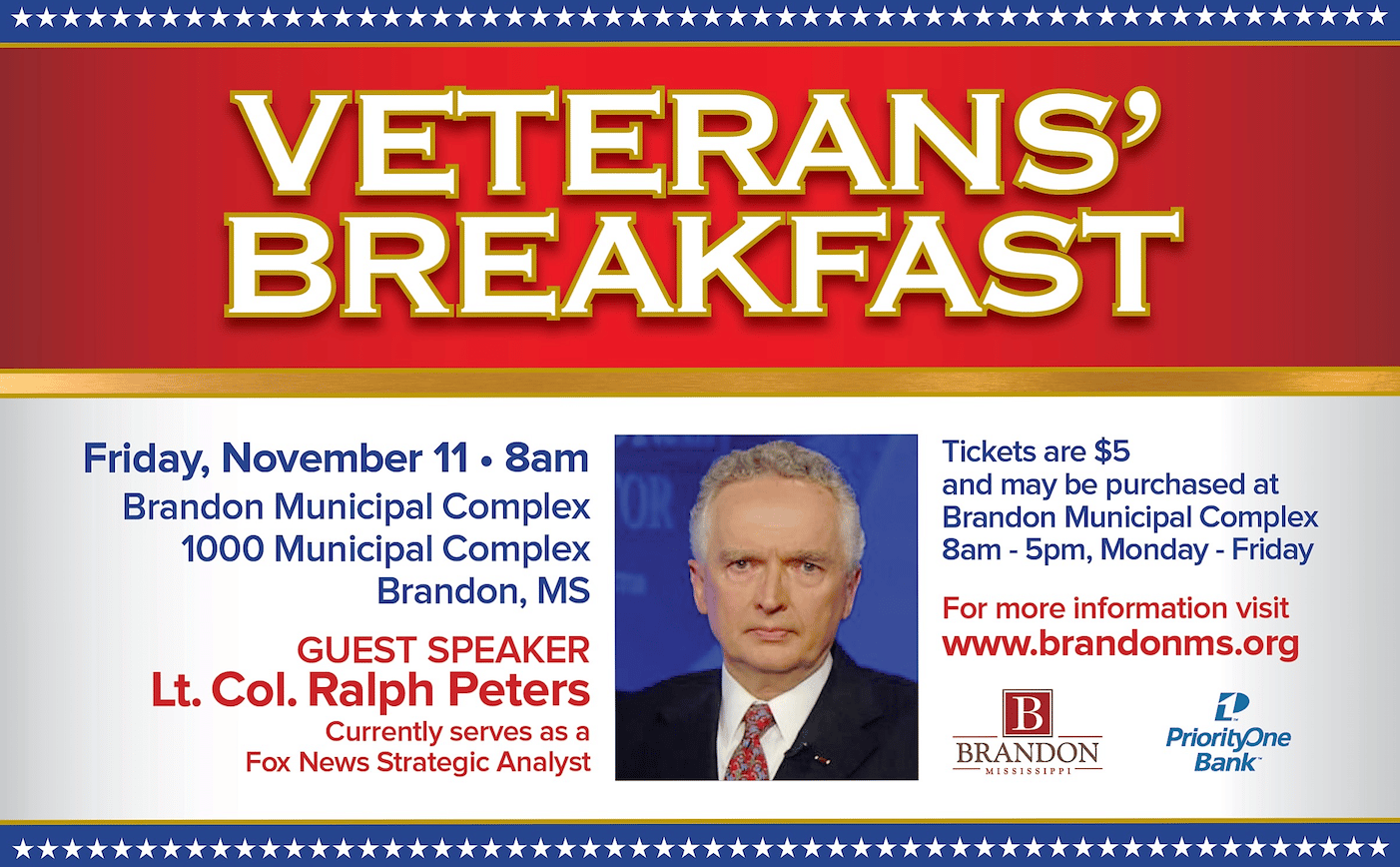 Veterans' Day Breakfast City of Brandon, Mississippi